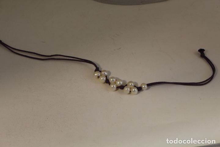 Joyeria: pulsera en cordon con perlas - Foto 2