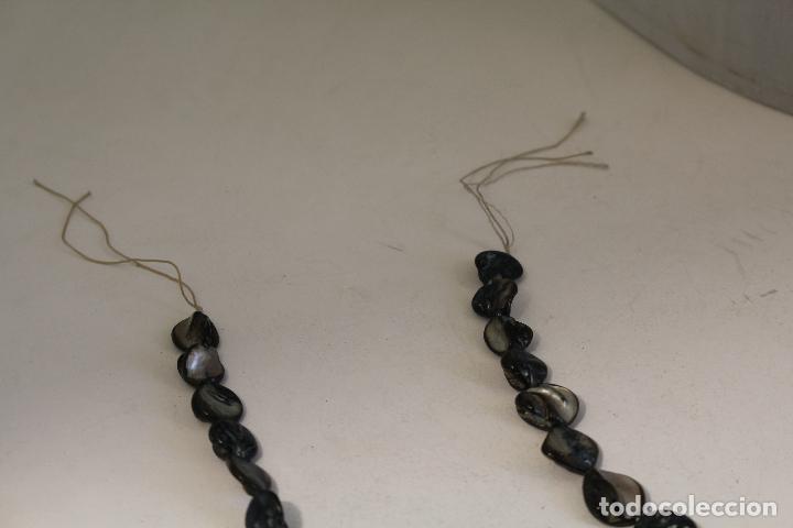 Joyeria: collar de nacar azul - Foto 3