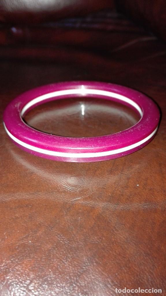 Joyeria: Pulsera de una raya de pl&aacute;stico. - Foto 1