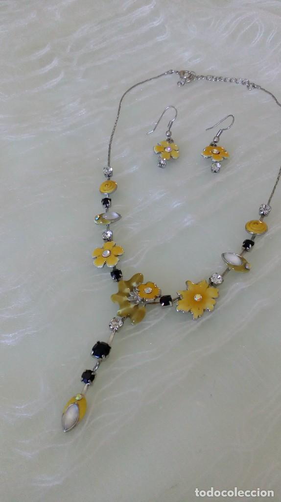 Joyeria: Aderezo de bisuter&iacute;a, collar y pendientes - Foto 2