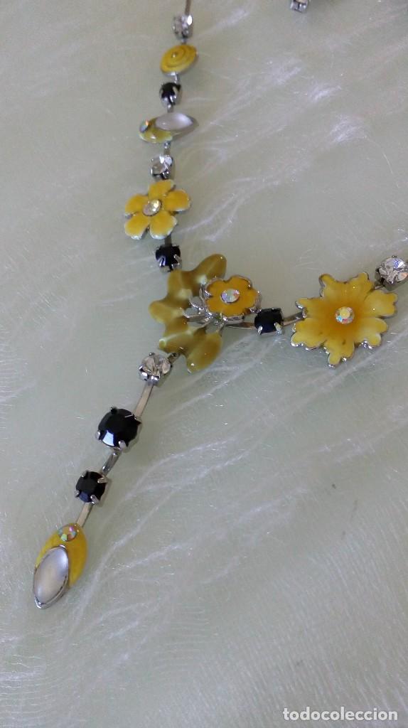 Joyeria: Aderezo de bisuter&iacute;a, collar y pendientes - Foto 3