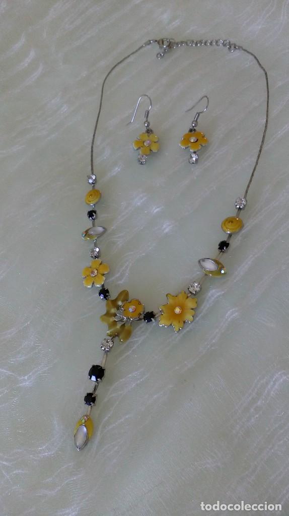 Joyeria: Aderezo de bisuter&iacute;a, collar y pendientes - Foto 4