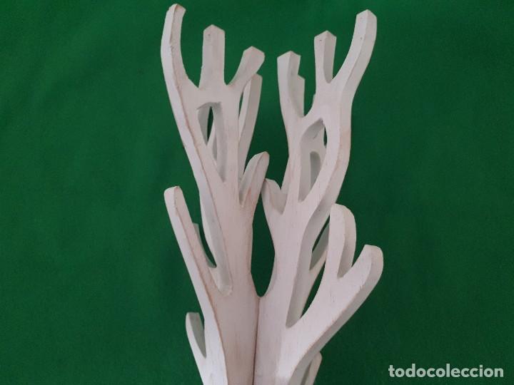 Joyeria: Expositor Madera Blanco Collares, Pulseras, Anillos &ndash; Nuevo - Foto 2