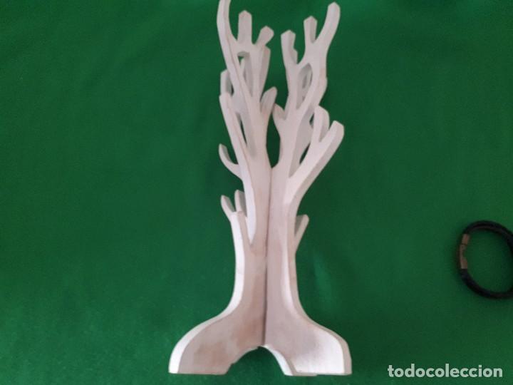 Joyeria: Expositor Madera Blanco Collares, Pulseras, Anillos &ndash; Nuevo - Foto 3