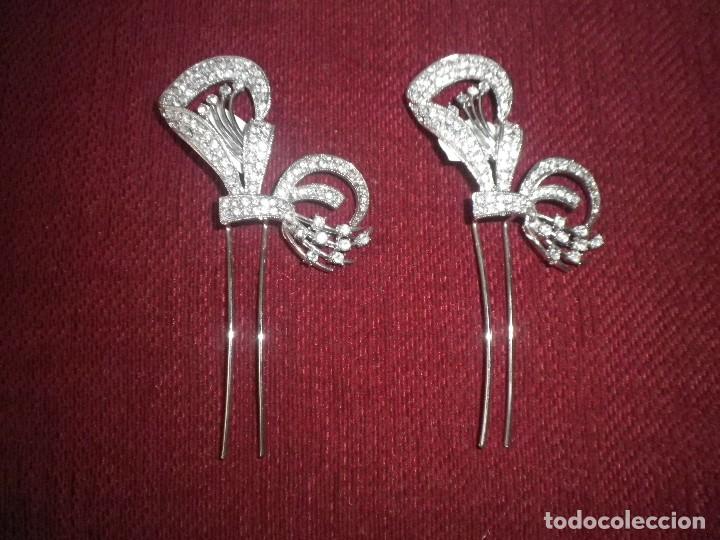 Schmuck: BROCHE PLATEADO Y ZIRCONITAS LUCHI CABRERA SEVILLA