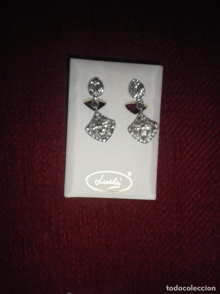 Schmuck: PENDIENTES DE PLATA Y  ZIRCONITAS MARCA LUCHI CABRERA SEVILLA