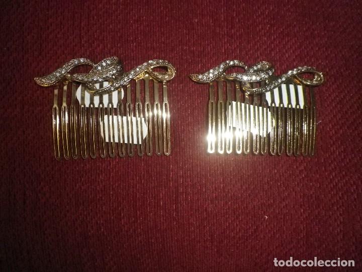 Schmuck: PEINECILLO  DORADO PARA NOVIA O MADRINA MARCA LUCHI CABRERA