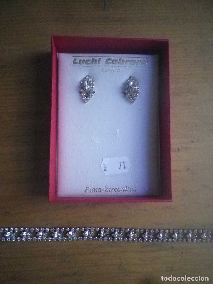 Schmuck: COLLAR DE PLATA ZIRCONITAS MARCA LUCHI CABRERA SEVILLA