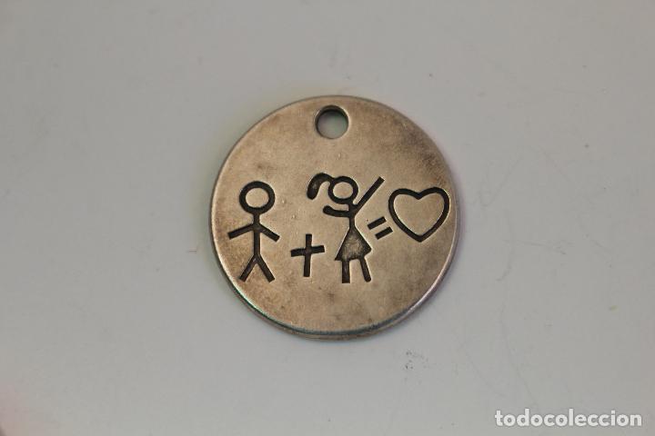Schmuck: medalla colgante en plata de ley