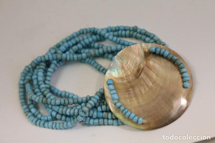 Gioielleria: pulsera azul y nacar NATURAL