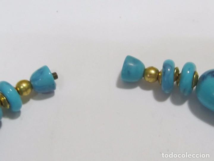 Joyeria: COLLAR DE TURQUESAS Y DETALLES DORADOS - Foto 7