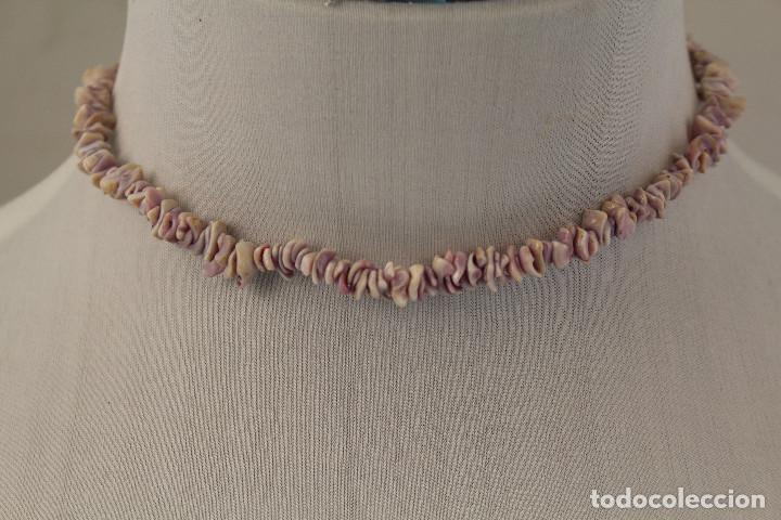 Schmuck: collar rosa lila