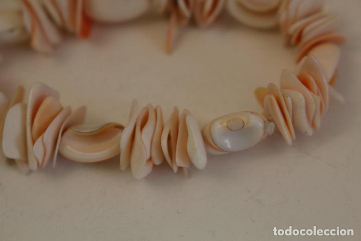 Joyeria: pulsera de conchas rosadas - Foto 5