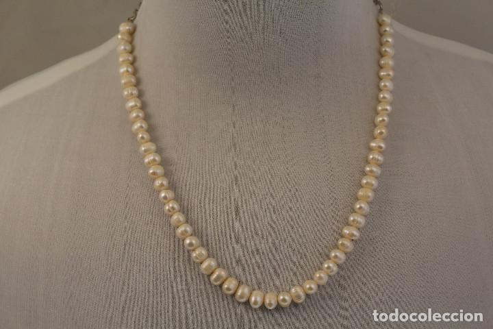 Joyeria: collar con perlas cultivadas rusticas - Foto 1