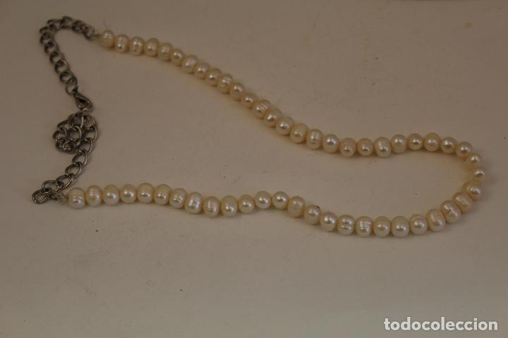 Joyeria: collar con perlas cultivadas rusticas - Foto 3