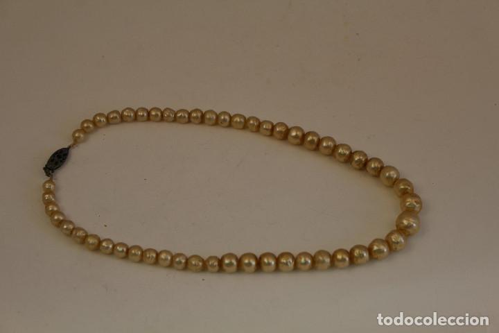 Schmuck: collar corto con perlas cultivadas