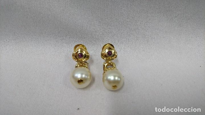 Joyeria: PENDIENTES DORADOS CON PERLA, BISUTERIA - Foto 3