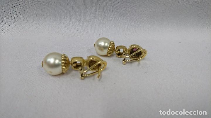 Joyeria: PENDIENTES DORADOS CON PERLA, BISUTERIA - Foto 4