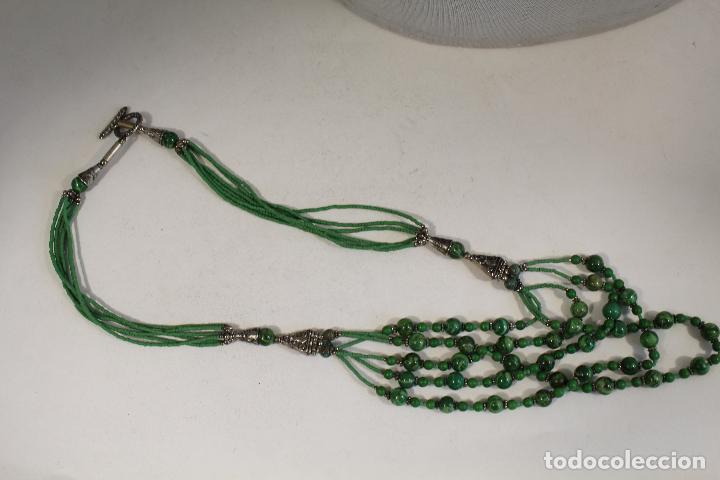 Joyeria: collar de piedras verdes - Foto 3