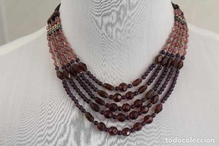 Joyeria: collar de cristal granate africano - Foto 1