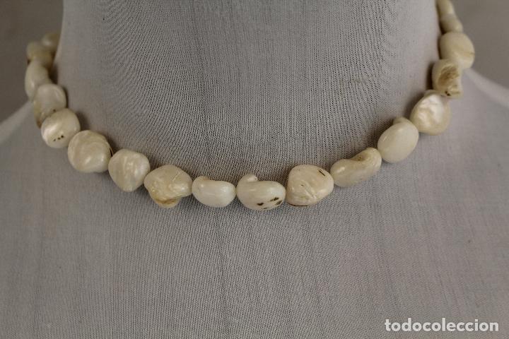 Schmuck: collar de perlas rusticas