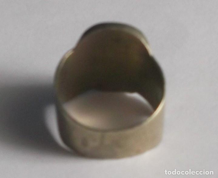 Joyeria: Anillo con una cara plateado - Foto 2