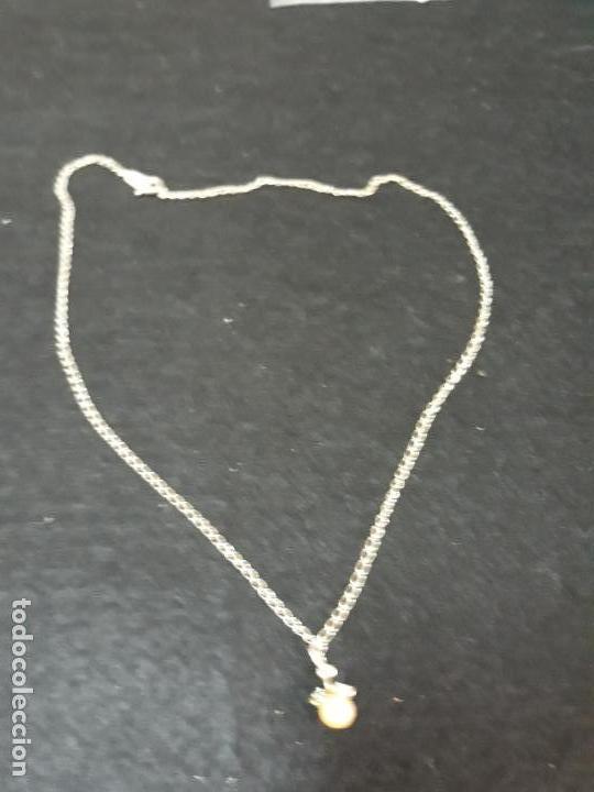 Joyeria: CADENA DE PLATA DE 40 CM CON UN COLGANTE DE PERLA - Foto 1