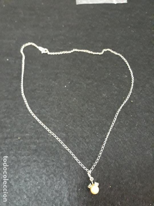 Joyeria: CADENA DE PLATA DE 40 CM CON UN COLGANTE DE PERLA - Foto 2