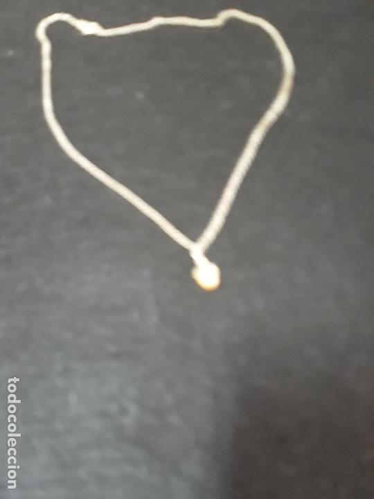 Joyeria: CADENA DE PLATA DE 40 CM CON UN COLGANTE DE PERLA - Foto 4