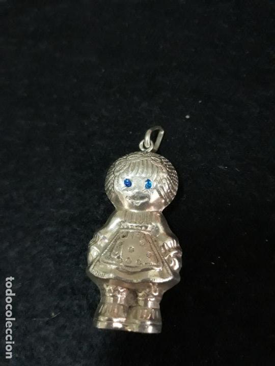 Joyeria: COLGANTE DE PLATA EN FORMA DE MU&Ntilde;ECA DE 4,50 CM - Foto 2
