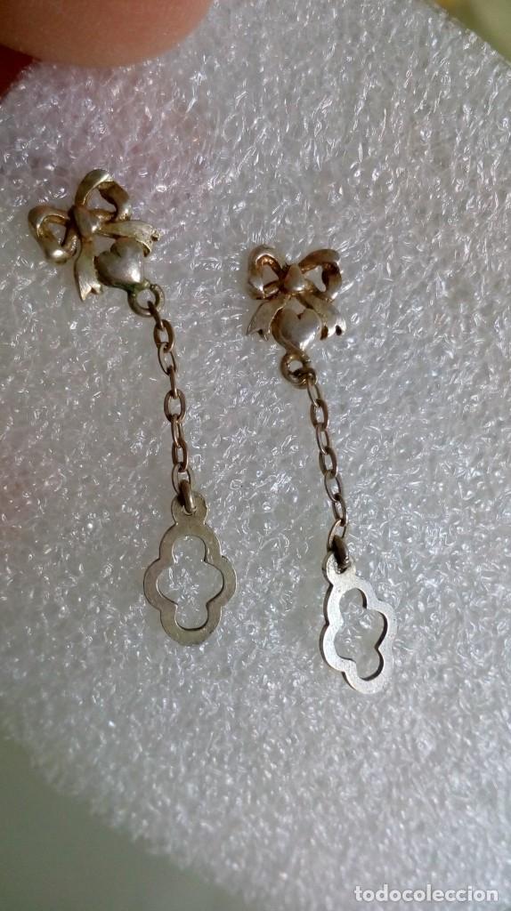 Joyeria: Par de pendientes de plata - Foto 2