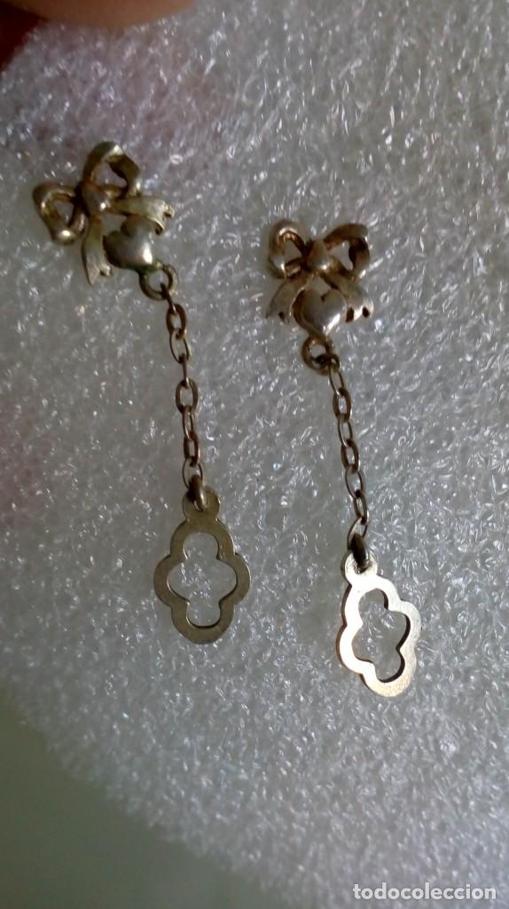 Joyeria: Par de pendientes de plata - Foto 3