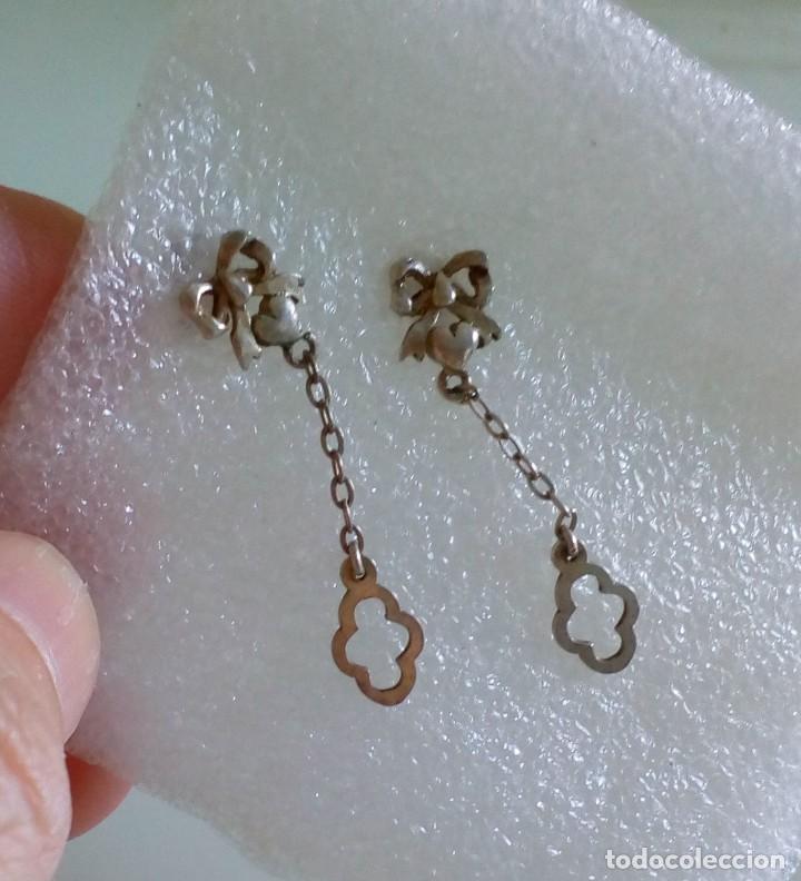 Joyeria: Par de pendientes de plata - Foto 4