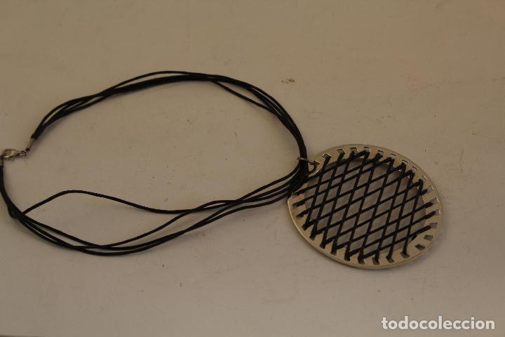 Joyeria: collar de plata y cordon color negro - Foto 5