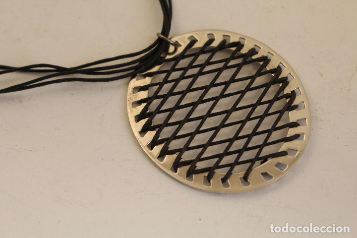 Joyeria: collar de plata y cordon color negro - Foto 6