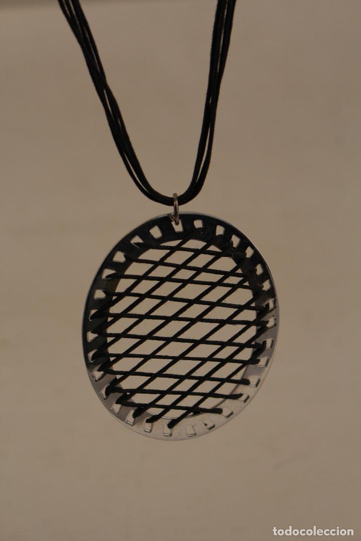 Joyeria: collar de plata y cordon color negro - Foto 8