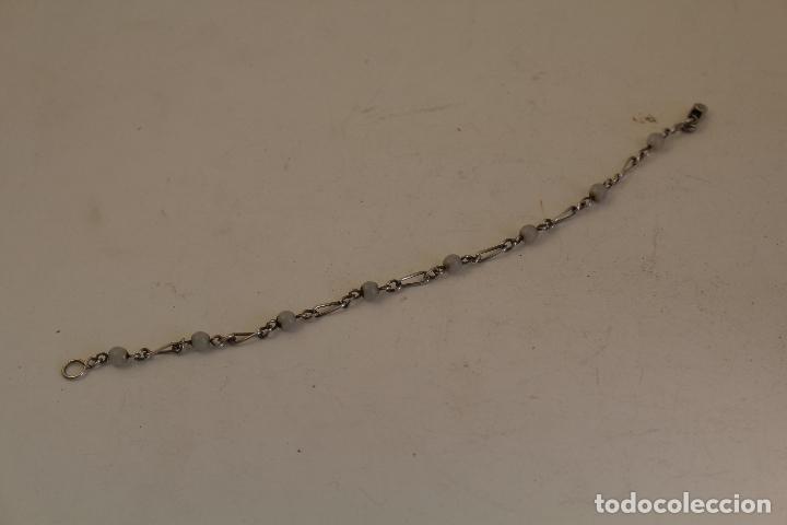 Joyeria: pulsera ni&ntilde;a de quarzo blanco y plata - Foto 2