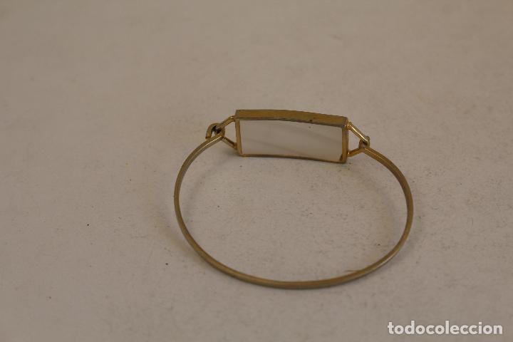 Joyeria: pulsera chapada en oro con nacar - Foto 2