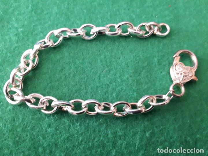 Joyeria: Pulsera Dorada Cierre Candado Forma Coraz&oacute;n - Foto 3