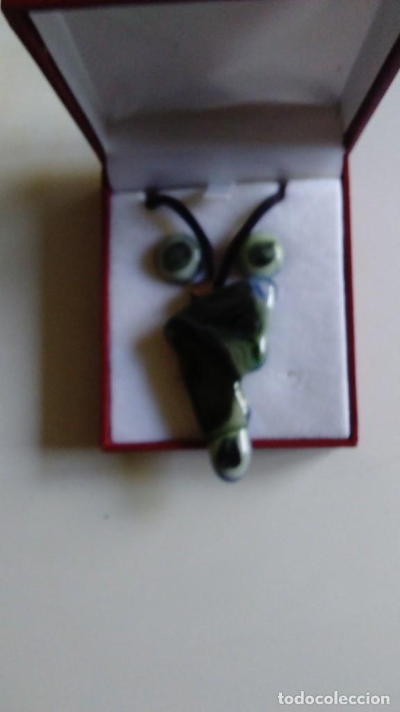 Joyeria: Conjunto de colgante y pendientes de mineral - Foto 11