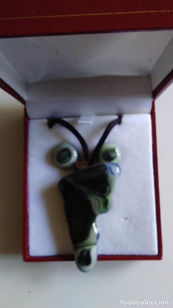 Joyeria: Conjunto de colgante y pendientes de mineral - Foto 12