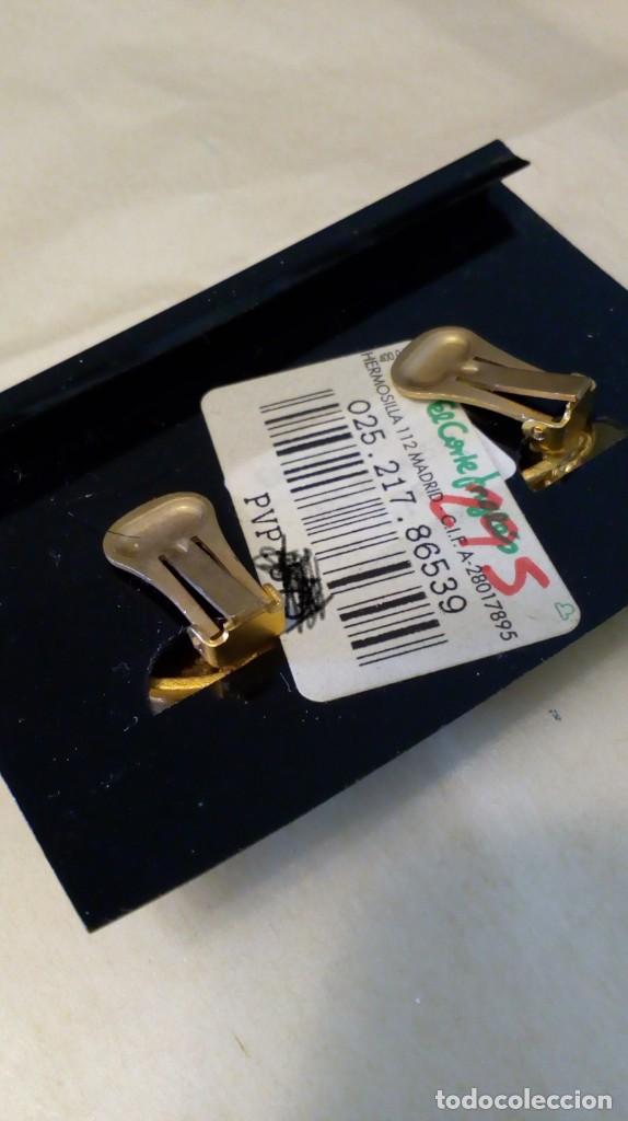 Joyeria: Pendientes dorados &acute;ochenteros&acute; - Foto 3