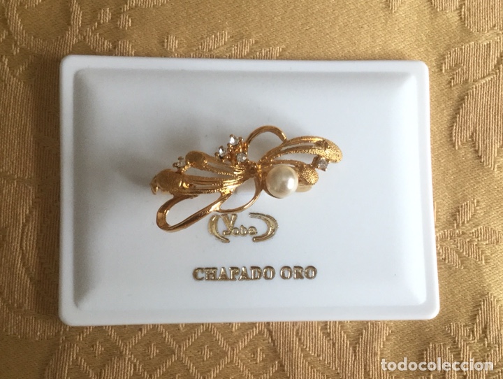 Joalharia: BROCHE VINTAGE A&Ntilde;OS 70 CHAPADO SIN ESTRENAR