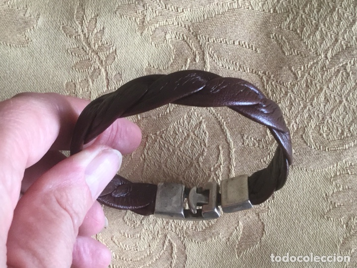 Joyeria: PULSERA DE CUERO MARR&Oacute;N DE UNO DE 50 - Foto 2