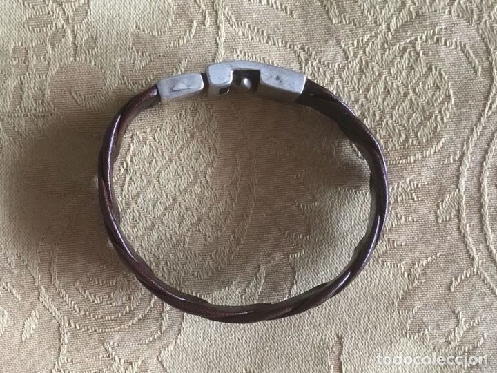 Joyeria: PULSERA DE CUERO MARR&Oacute;N DE UNO DE 50 - Foto 6