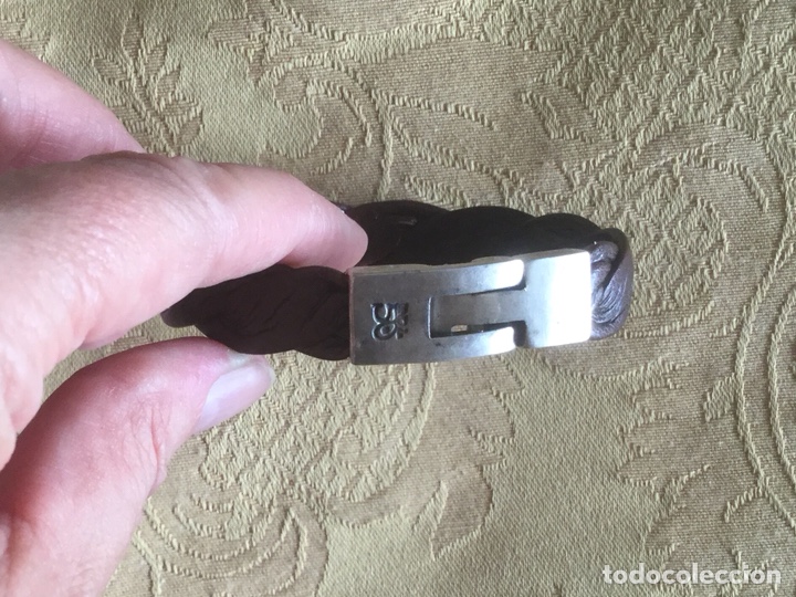 Joyeria: PULSERA DE CUERO MARR&Oacute;N DE UNO DE 50 - Foto 8