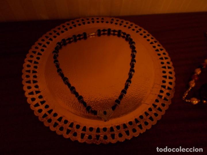 Joalharia: Collar de cristal facetado con colgante de pedreria ,esta nuevo sin uso ,resto de tienda que cerro