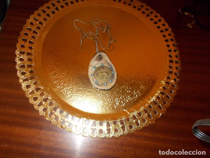 Gioielleria: Colgante de asta de ciervo con chapa y piedras decoraccion