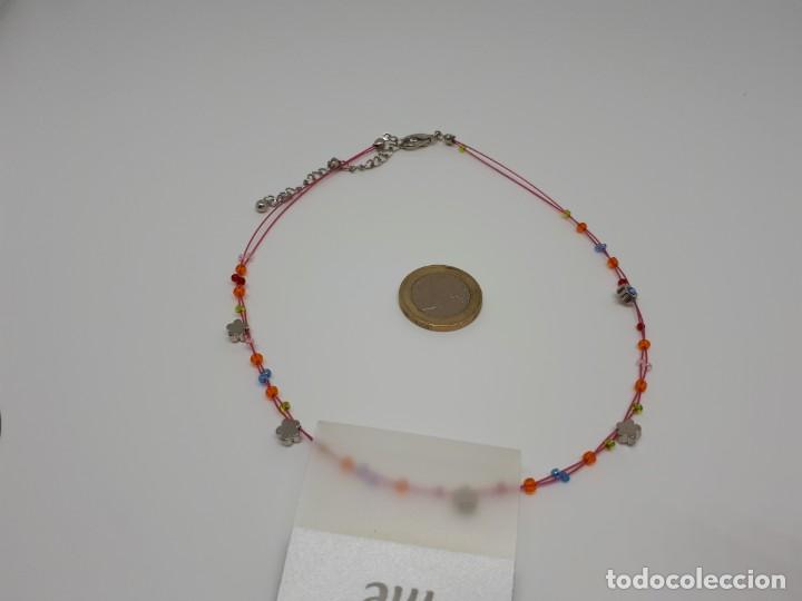 Joyeria: Gargantilla Flor Corazon Azul - Foto 10