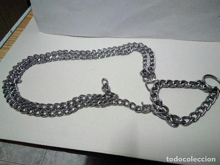 Joyeria: collar correa de cadena de metal como nueva - Foto 2